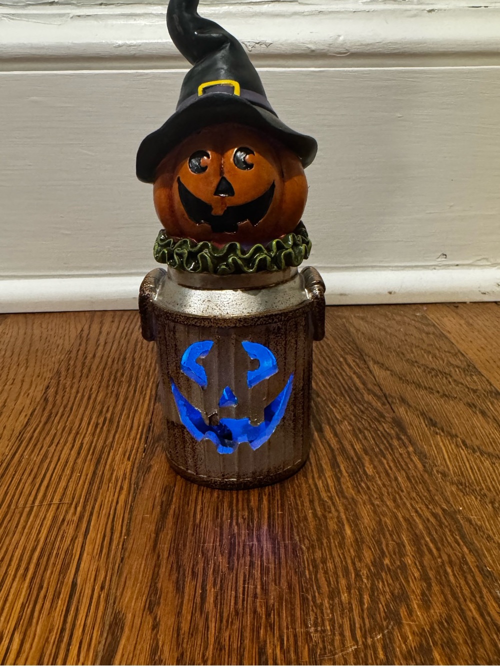 Halloween Pumpkin Witch LED Accent - Orange/Black